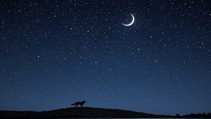 Wall Mural - moon and stars
