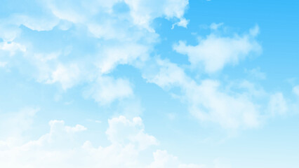 Aufkleber - Sky Cloud Blue Background Cloudy summer Winter Season Day, Light Beauty Horizon Spring Bright Calm Abstract Backdrop Air Nature View Wallpaper