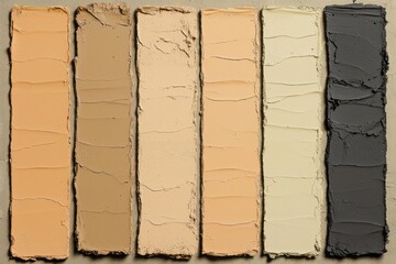 Wall Mural - color palette of neutral shades for artistic projects and design