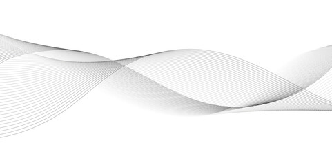 Wall Mural - abstract wavy curve lines background. abstract frequency sound wave lines and technology curve lines
