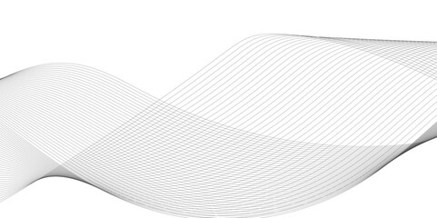 Wall Mural - abstract wavy curve lines background. abstract frequency sound wave lines and technology curve lines