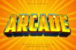 © Danart - editable text effect Arcade modern style