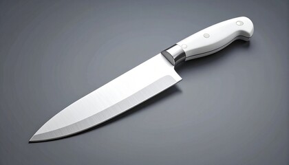 kitchen knife on a white background