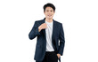 © STOCK88PHOTOGRAPHER - Portrait of young Asian business man posing on PNG background