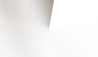 Poster - Abstract grayscale image with sharp lines and textured background.
