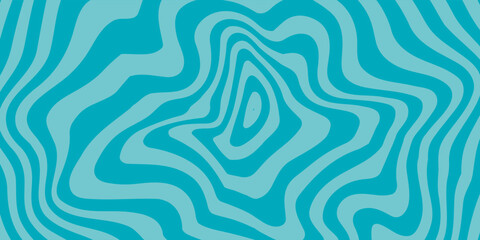 Wall Mural - distorted curved wave line background. groovy retro hippie retro style psychedelic trendy 70s style.