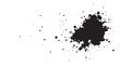 © shazam - Ink splash isolated on white background. Black drop ink splatter. Black Ink splash texture background.