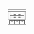 © Shahin - cupboard shelf icon sign vector