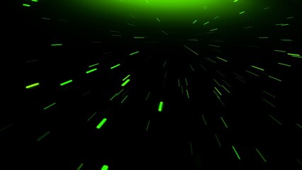 Wall Mural - green fire embers particles texture overlays . burn effect on isolated black background. design text