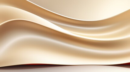Aufkleber - Long, flowing piece of fabric with a gold hue. The fabric is draped over a wall, creating a sense of movement and elegance