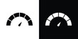 © Hunt - Tachometer icon illustration. icon templates pack.
