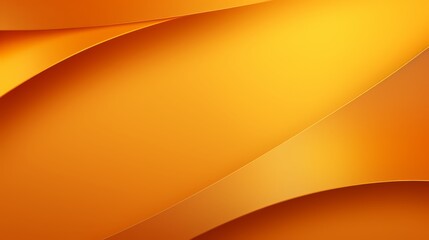 Leinwandbilder - Bright orange background with a zigzag line that runs through it. The line is yellow and it creates a sense of movement and energy