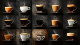 Coffee Variety: Espresso, Latte, Americano, Cappuccino, Macchiato, Mocha, Flat White, Ristretto, Lungo, and More
