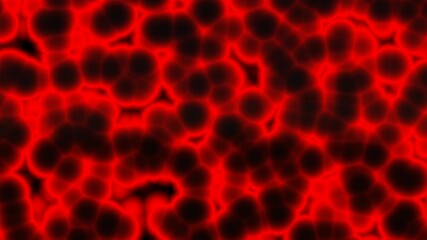 Canvas Print - Abstract dark red background animation, animated glowing dark red flow.