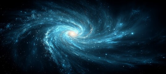 Wall Mural - black hole vortex. science galaxy astronomy education. generative ai technology.