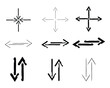 © boldvects - Grunge Hand-drawn Arrow Icon Set – Vector Collection