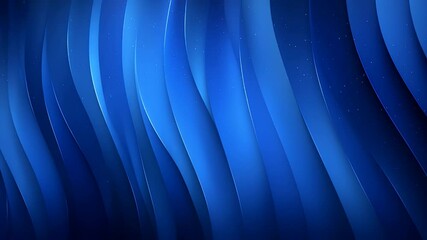 Wall Mural - abstract blue wave patterns creating a serene background, ideal for digital designs and presentation