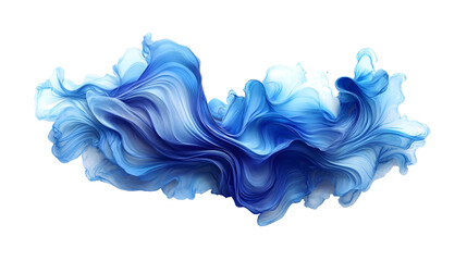 Leinwandbilder - Mesmerizing digital artwork featuring dynamic fluid waves smooth gradients and vibrant swirling patterns