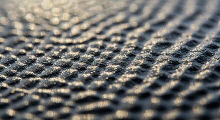 Poster - The image is of a black and white patterned surface with a lot of texture