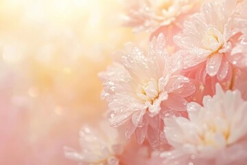pink flowers background