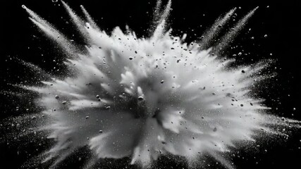 Wall Mural - a black and white photograph of a dust cloud