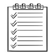 © Andrei - Checklist vector icon representing an organized task list for individuals managing responsibilities and projects effectively