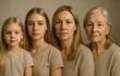 © Michael - Four generations of women showing aging process