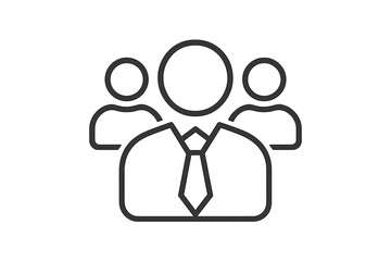 Aufkleber - Business teamwork representing collaboration and leadership in a corporate setting at a conference or meeting