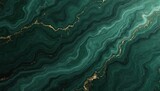 Green marble seamless pattern. Emerald, gold veins, luxury background. Natural stone texture, abstract wallpaper. Elegant design for interior, architecture, wall, floor, surface, decoration.