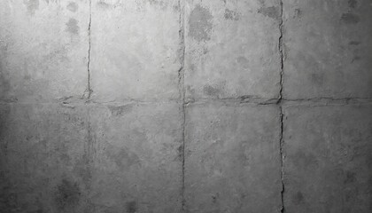Leinwandbilder - Monochrome textured concrete wall illustration. Rough, rugged, surface, divided into blocks. Minimalist modern design creates abstract urban industrial feel. Suitable for backgrounds, construction