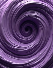 Poster - Swirling purple spiral pattern illustration with depth. Abstract dynamic design with vibrant energy. Modern creative flow art texture and movement. Futuristic artwork, geometric aesthetic, decoration.