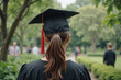 © Ease Enjoy - woman wearing a graduation cap and gown1