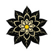 © Jobaida - Flower vector art illustration.  high quality black flowers macro isolated on white. Greeting card objects for anniversary, wedding, mothers and womens day design.