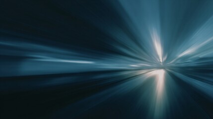 Poster - Abstract blue and teal motion blur background with smooth gradients, ideal for technology, business, or creative design projects.