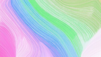 Poster - vibrant curved brushstroke pattern with layered pastel and neon textures for abstract web design, modern branding, or creative print media background

