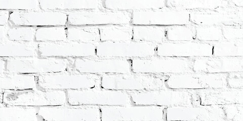 Poster - Abstract background of white brick seamless texture of a white brick wall transparent background. Texture of a brick wall with cracks and scratches which can be used as a background. 