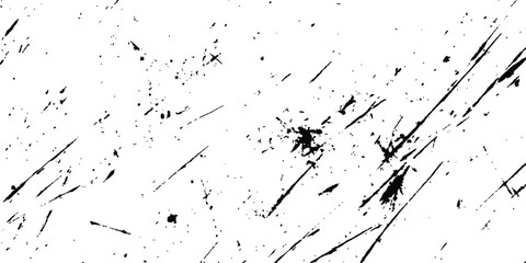 Fototapete - scratches texture dirty grainy and scratches transparent white background. Vector scratch marks line on white and transparent background. Vector abstract style black paintbrush design banner templates