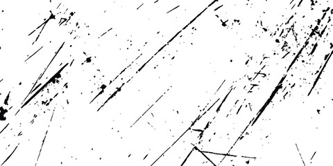 Fototapete - scratches texture dirty grainy and scratches transparent white background. Vector scratch marks line on white and transparent background. Vector abstract style black paintbrush design banner templates