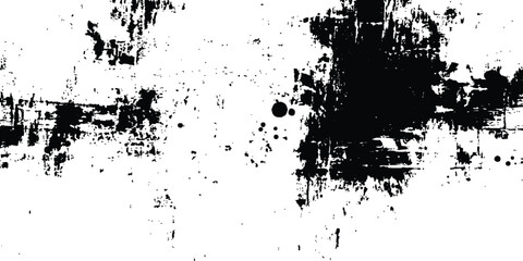 Leinwandbilder - Abstract grunge texture background design. Vector grunge black and white distressed texture background. 