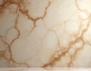 Aufkleber - Beige marble wall texture background. Natural stone surface with veins in brown. Luxury design, classic style, elegant interior. Modern retro art minimalism. Abstract pattern with warmth and comfort.