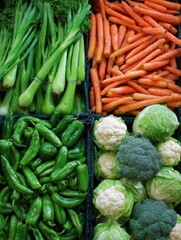 Aufkleber - Fresh and Frozen Vegetable Price Comparison Highlighting Cost Differences at a Local Market