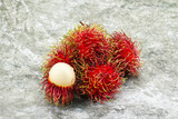 Sweet and juicy tropical rambutan