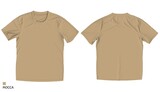 mocca t-shirt mockup