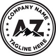 © Mst - AZ simple mountain silhouette logo