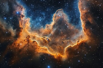 Wall Mural - explore the breathtaking beauty of outer space with vivid colors and stunning cosmic formations, the