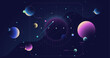 © Andrew Derr - Sophisticated space background tailored for brochures and presentations, embracing a clean color palette.