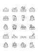 © kornkun - Set of skincare icons, epidermis, and skin health