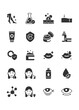 © kornkun - Set of skincare icons, epidermis, and skin health