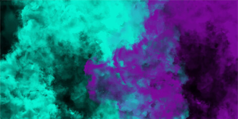 Wall Mural - Abstract watercolor background with teal and purple hues suitable for creative design projects