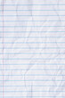 © Karen Roach - Crumbled lined loose leaf notebook paper background